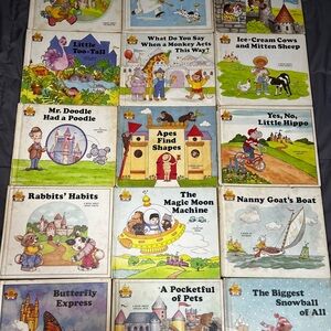 Vintage 1988 Jane Moncure Child’s World Magic Castle Readers Lot of 15 Books
